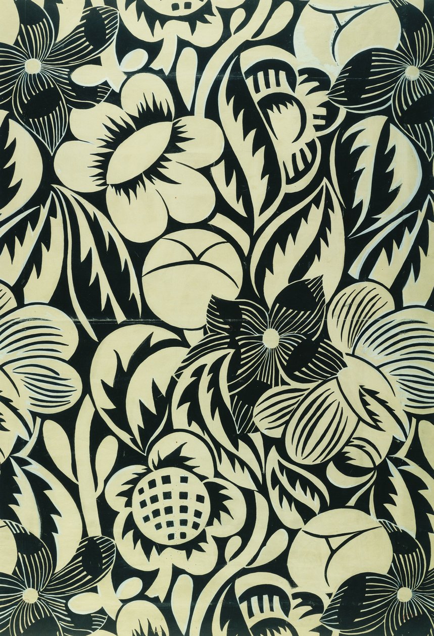 黒と白の花; Les Fleurs Noires et Blanches 作： ラウル・デュフィ