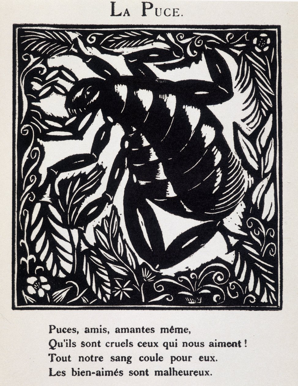 ラ・ピュ-ス-ラウル・デュフィ（1877-1953）挿絵、ギョーム・アポリネール作「オルフェの行進」、ド・ラ・シレーヌ編、パリ所収 作： ラウル・デュフィ