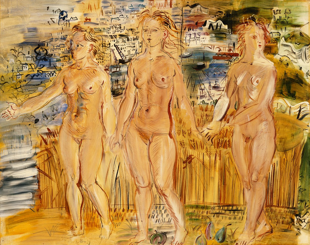 三人の女神（Les Trois Graces 作： ラウル・デュフィ