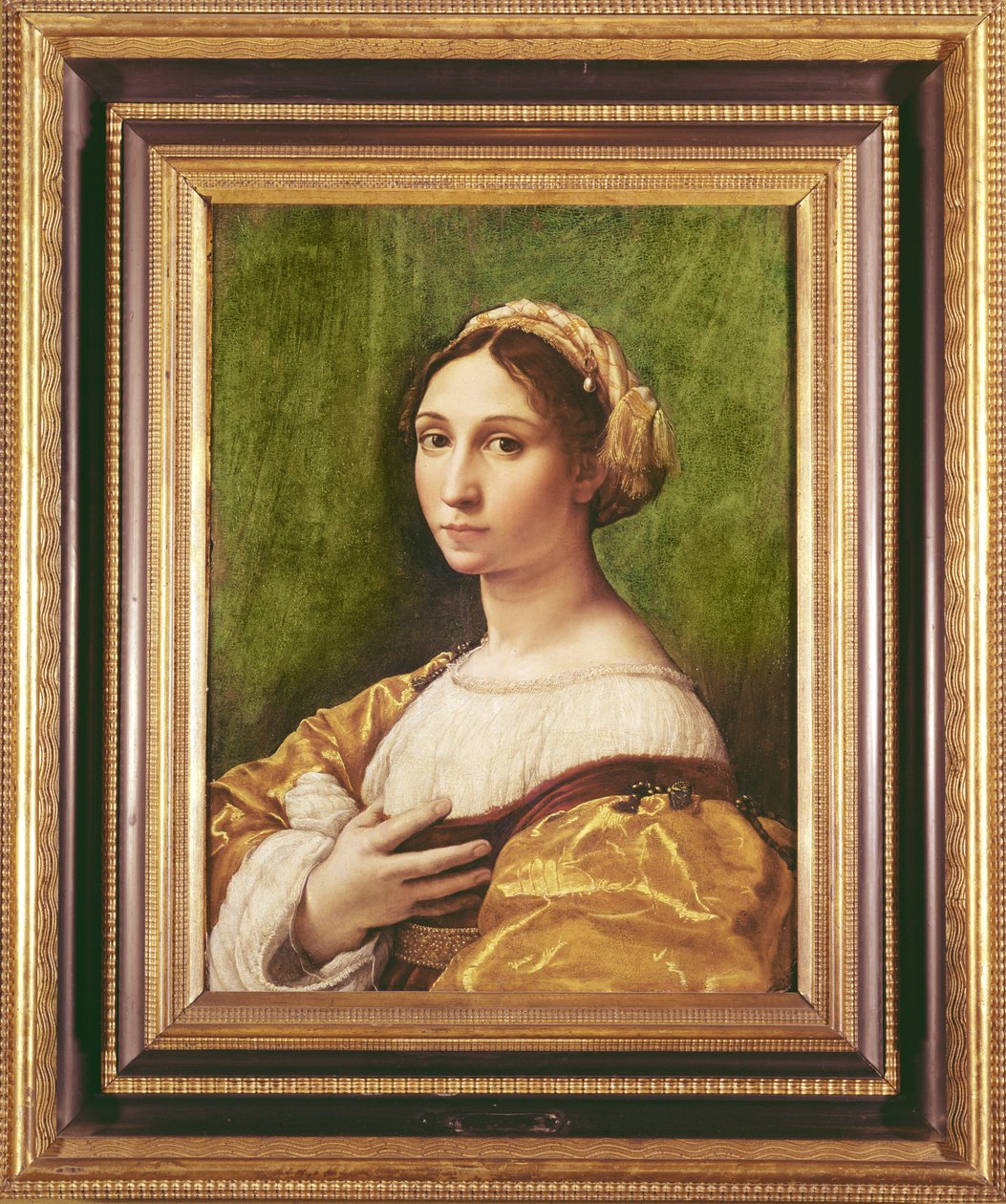 若い女性の肖像画 作： ラファエロサンツィオラファエル
