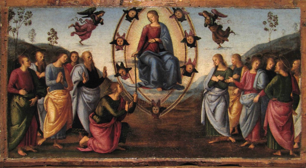 ファーノ祭壇画のプレデラパネル、1497年 作： ラファエロサンツィオラファエル