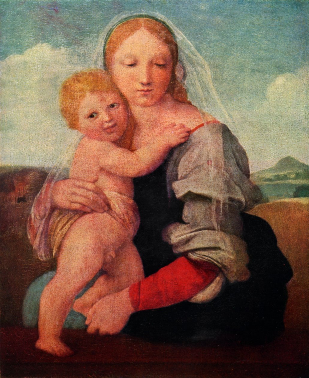 マッキントッシュマドンナ、c1510-1512、1929 作： ラファエロサンツィオラファエル