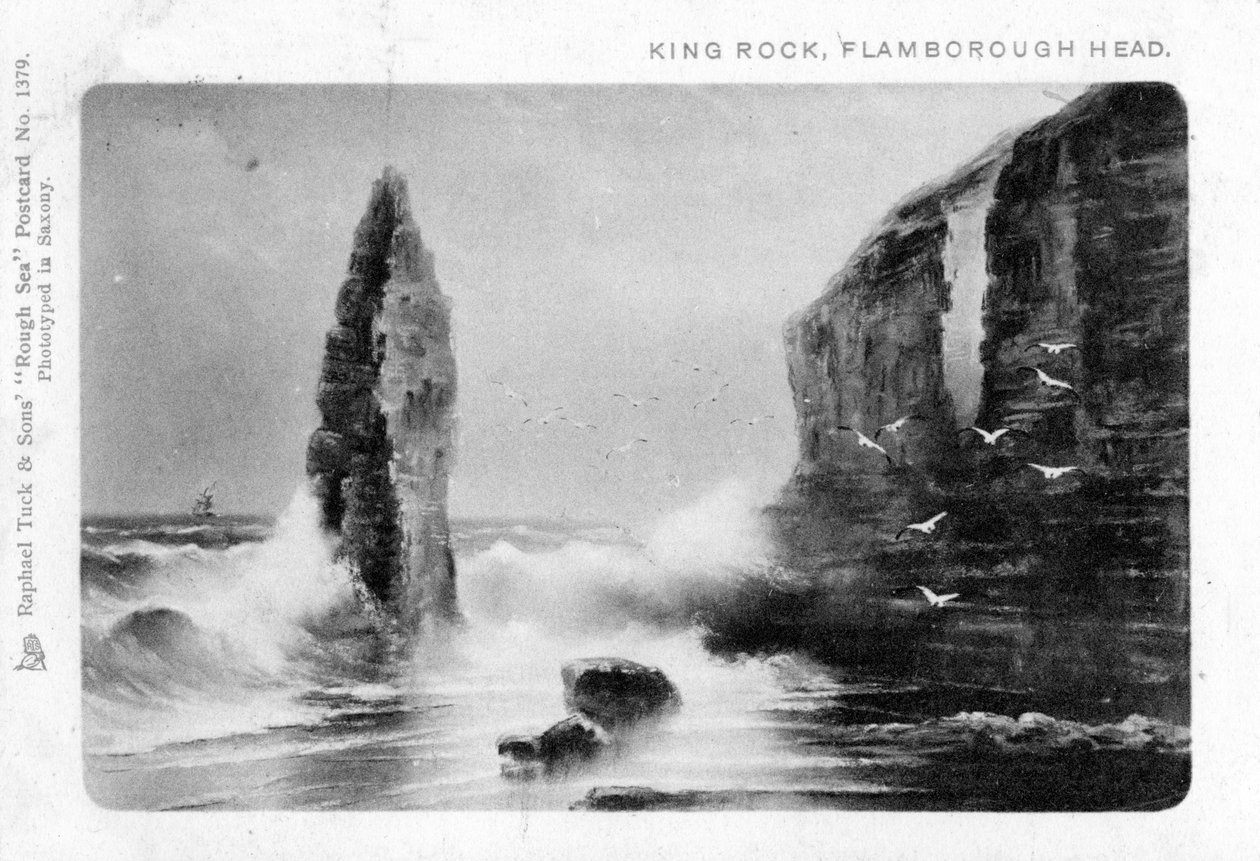 キングロック、フランボローヘッド、イーストライディング、ヨークシャー、1903年。 作： ラファエル・タック