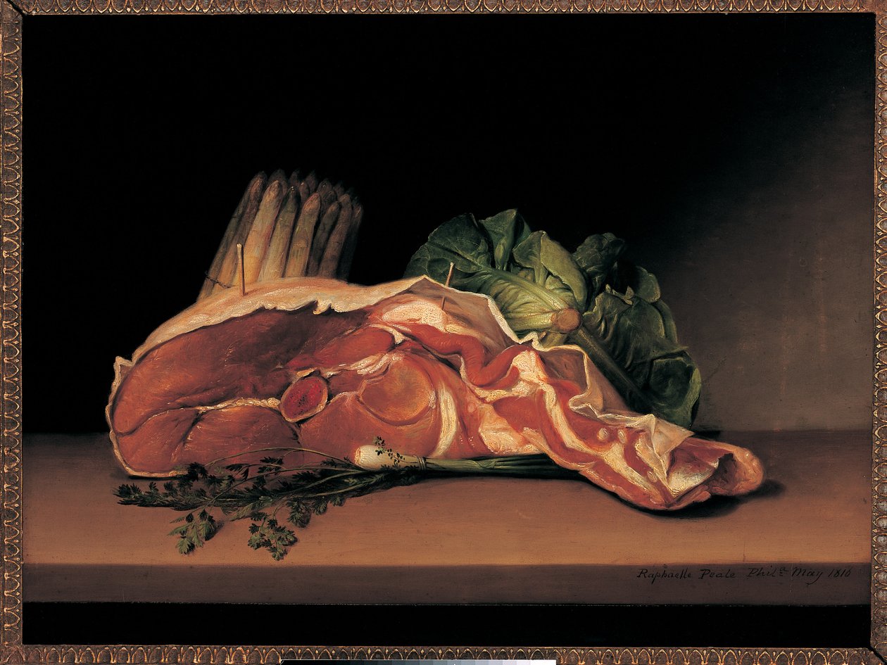 カツと野菜、1816 作： ラファエル・ピール