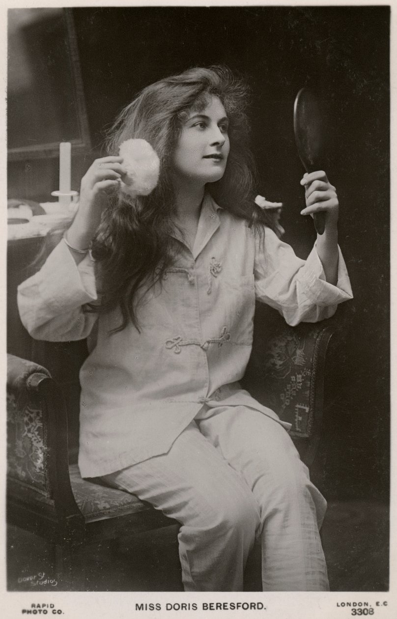ドリス・ベレスフォード、イギリスの女優、1900 年代。 作： ラピッドフォトカンパニー