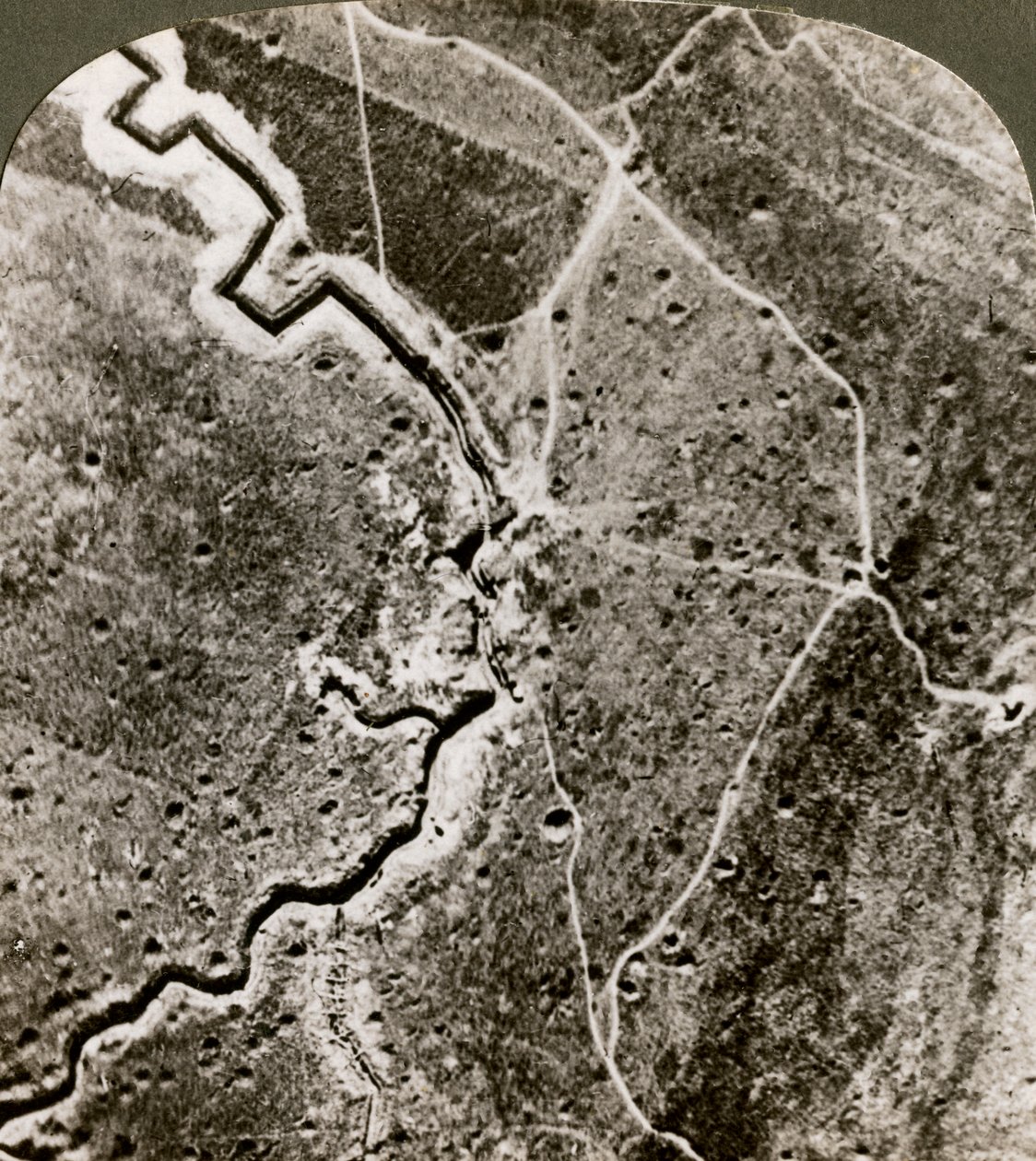 ドイツ軍の航空写真、第一次世界大戦、1914-1918。