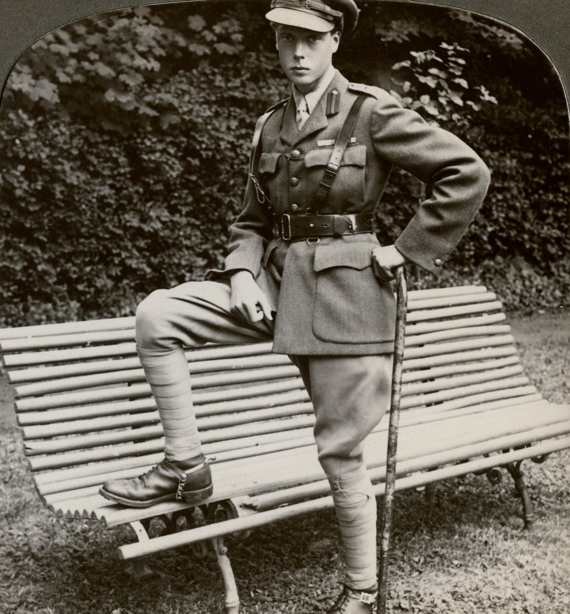軍服を着たプリンスオブウェールズ、フランス、第一次世界大戦、1914-1918。 作： 現実的な旅行出版社