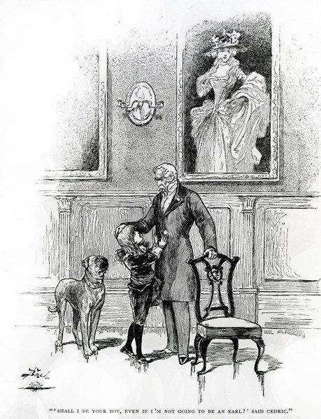 Little Lord Fauntleroy」のイラスト（彫刻）。 作： レジナルドバサーストバーチ