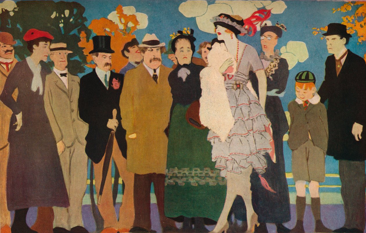 いくつかのキツネとブドウ、c1887-1924、1924 作： レジナルド・エドワード・ヒギンズ