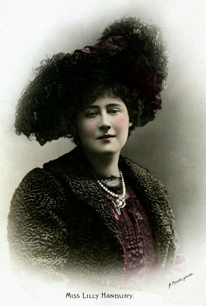 リリー・ハンベリー1874-1908、イギリスの女優、20世紀初頭。 作： ラインホールドティーレ