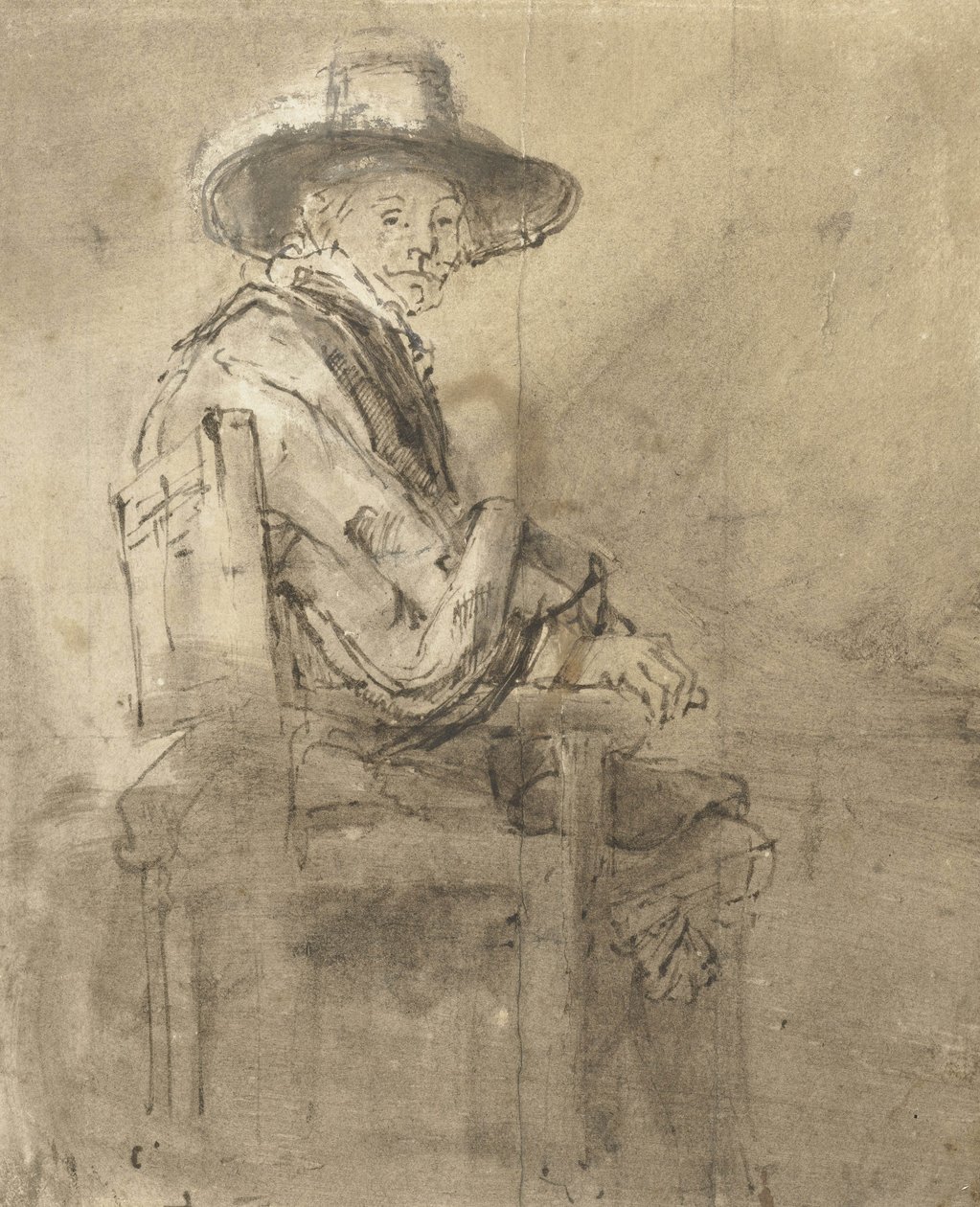 着席シンディック：Jacob van Loon、c。1661-62 作： レンブラント・ファン・レイン