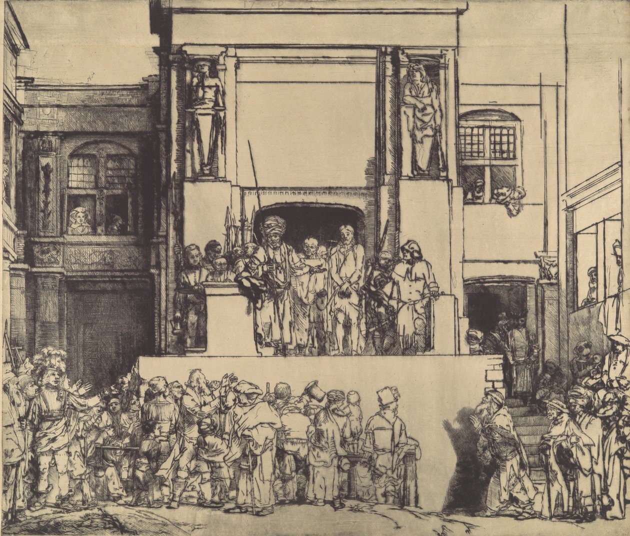人々に差し出されたキリスト, 1655., 1655. 作： レンブラント・ファン・レイン