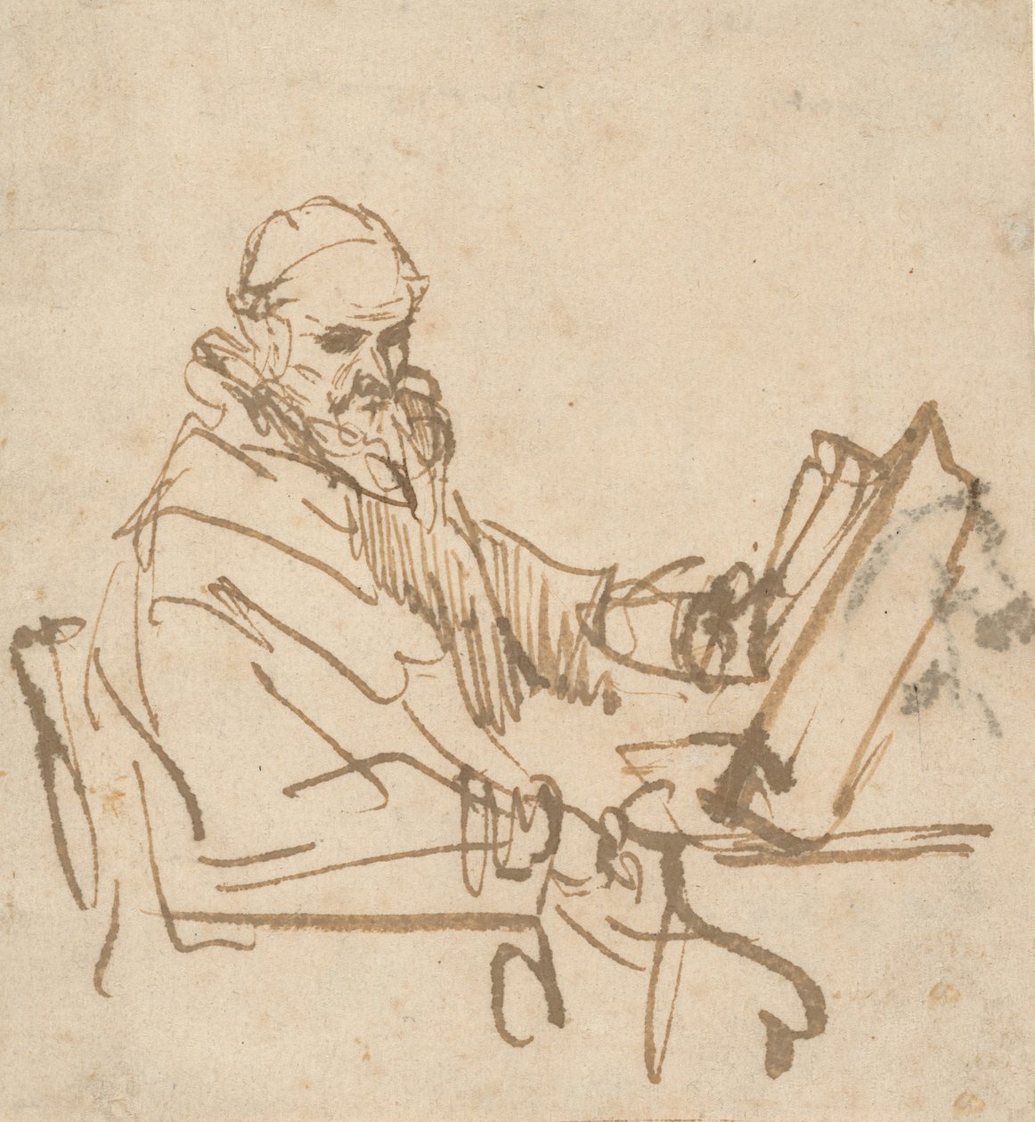 Jan Cornelisz Sylvius、説教者、16441645。 作： レンブラント・ファン・レイン