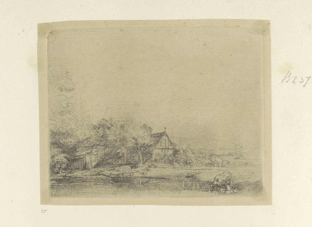 Landschap met drinkende koe 原画集85点（連載タイトル） 作： レンブラント・ファン・レイン