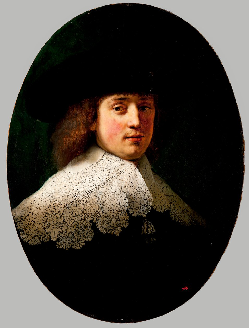 マーテン・ソールマンズ（1613-1641）の肖像画 作： レンブラント・ファン・レイン