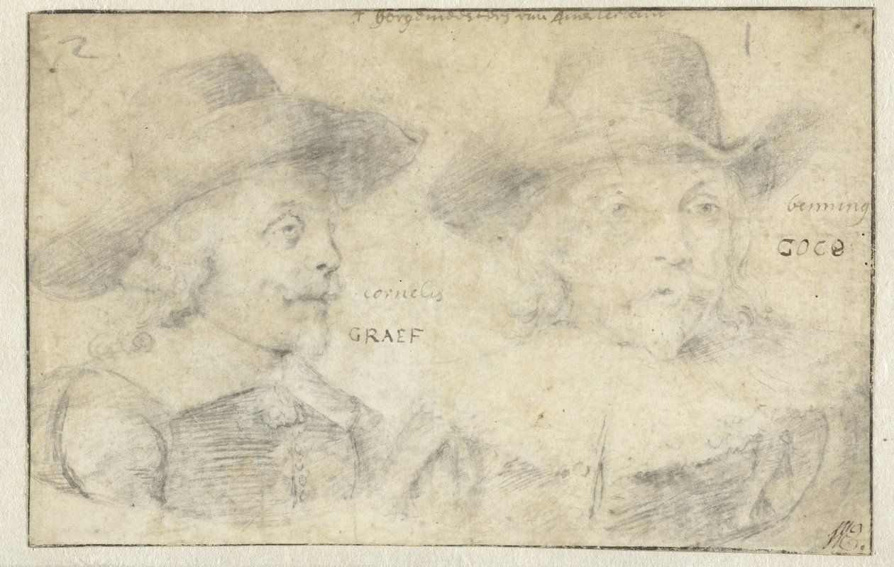 Cornelis de GraeffとFrans Banningh Cocqの肖像