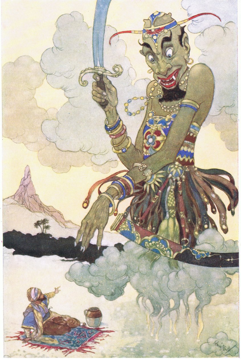 怒れる魔神、1930年代 作： ルネ・ブル