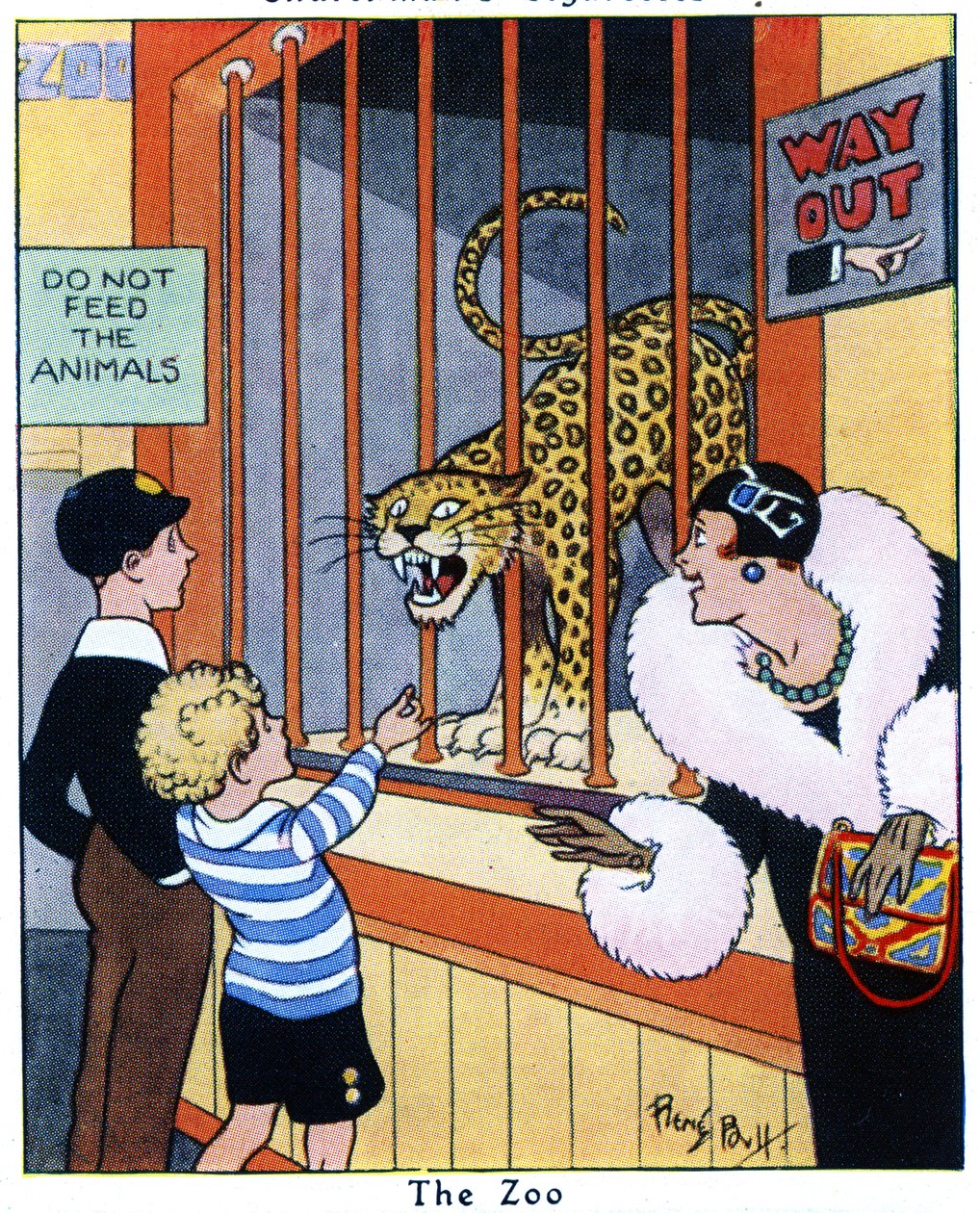 動物園、1936 作： ルネ・ブル