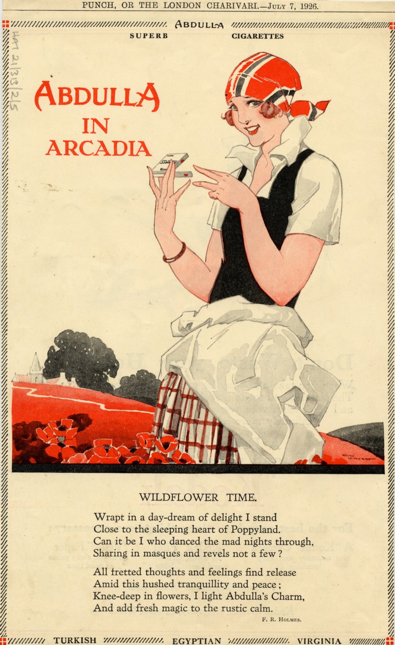 アブドゥラ・タバコ、1926年 作： ルネ・ビンセント
