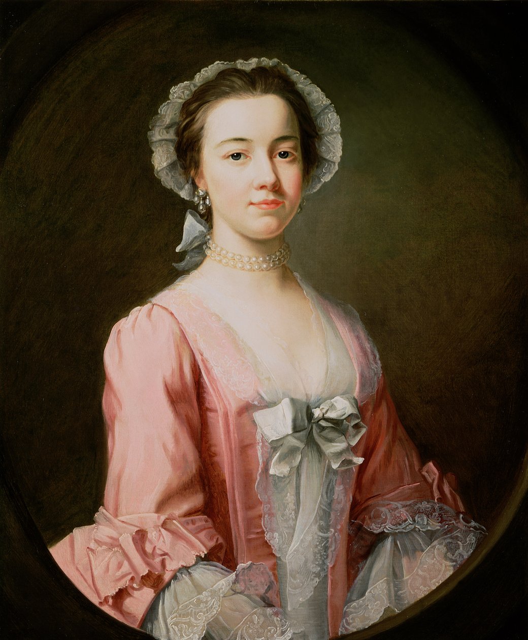 アン・ボウニー夫人と言われる女性の肖像 作： ジェームズ・ウィルズ牧師
