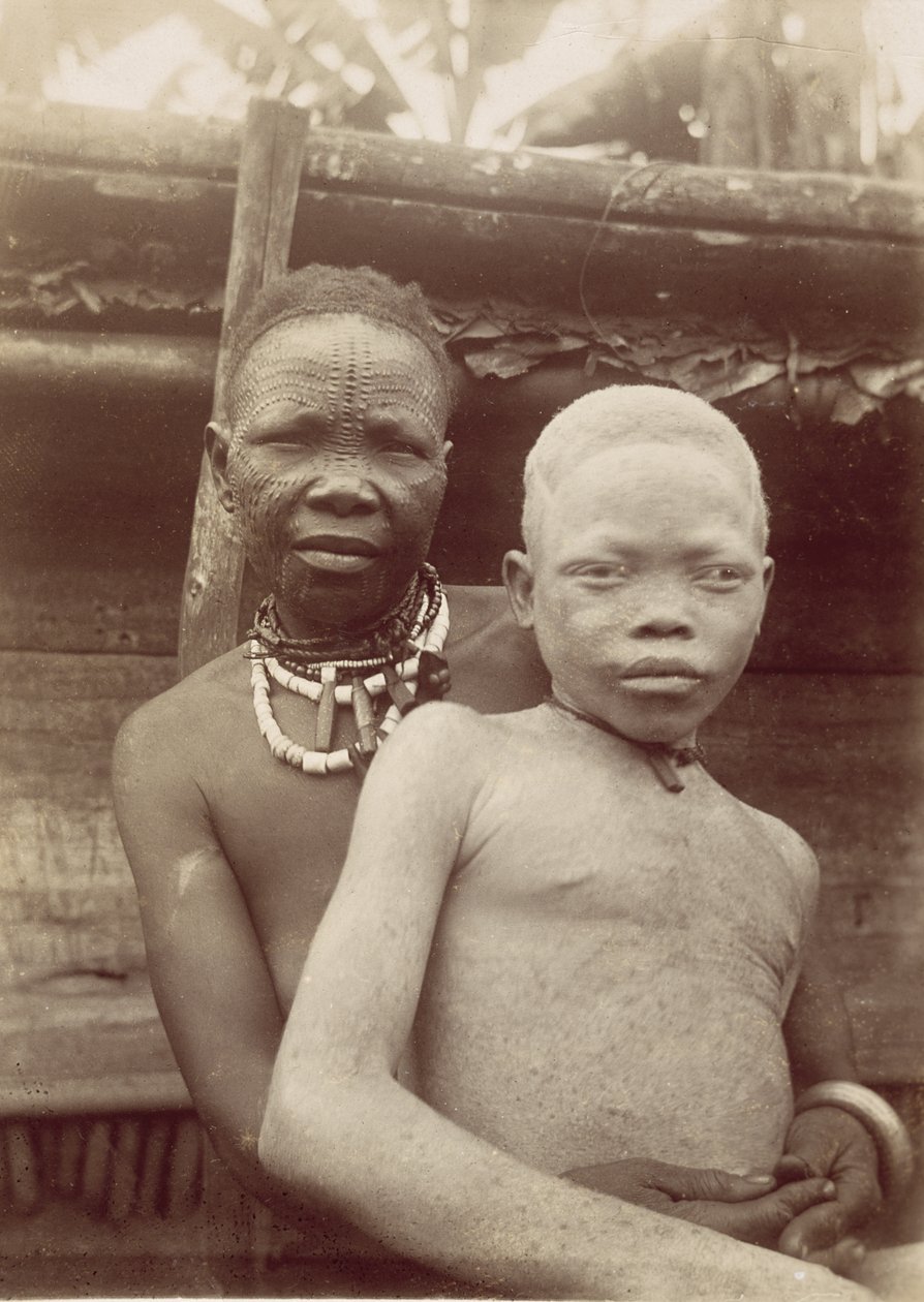 母と子、1905年頃 作： Reverand Charles Dodds