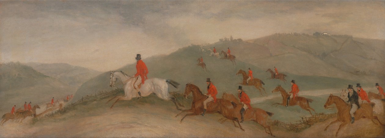Foxhunting- Road Riders or Funkers 作： リチャード・バレット・デイビス