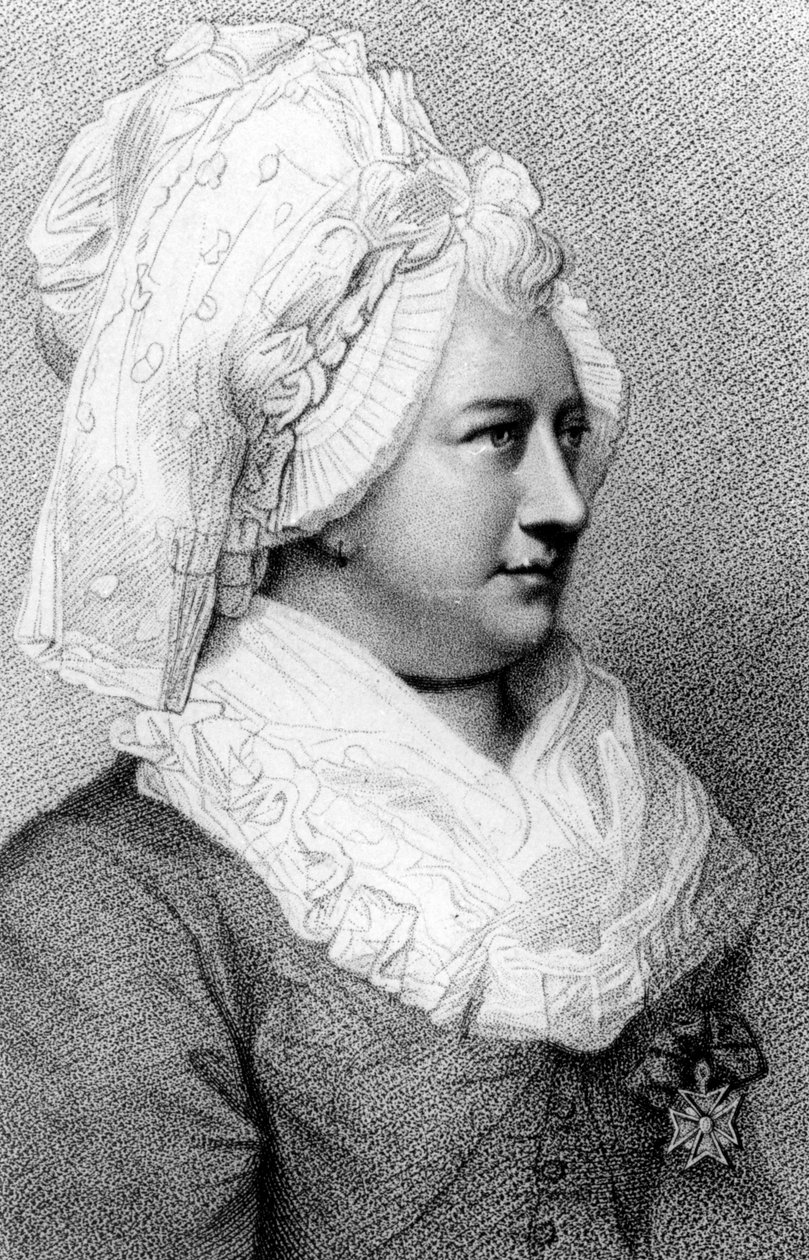 マダモワゼルラシュヴァリエールデオンドボーモン、版画トーマスシャンバール作、1787年（点描） 作： リチャード・コズウェイ