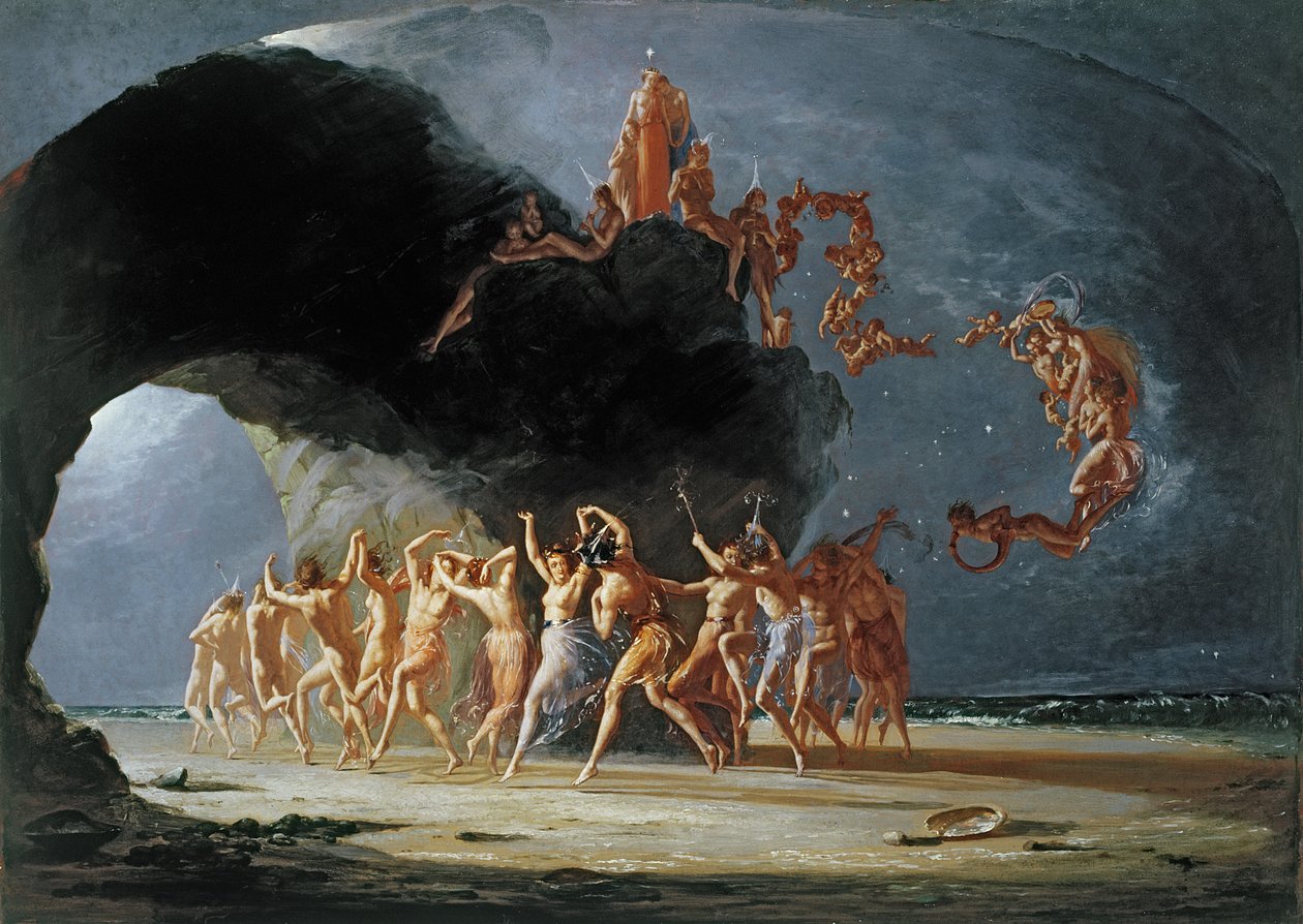これらの黄色い砂、1842に来る 作： リチャード・ダッド