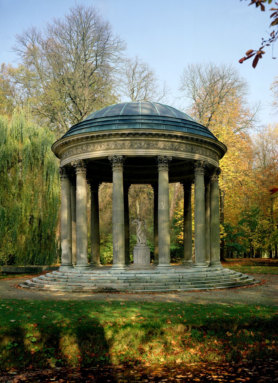 愛の神殿、1777-78年のプティトリアノン公園 作： リチャード・ミケ
