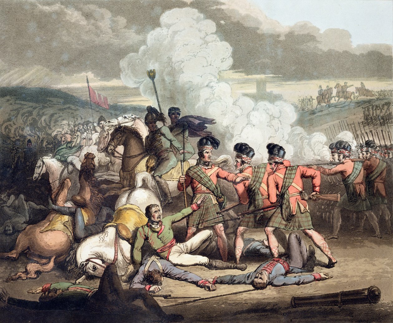 1808年8月1日のビミエラ、パブT.フィールディングによって刻まれた「ウェリントン公爵の勝利」から。 1819 作： リチャード・ウェストール
