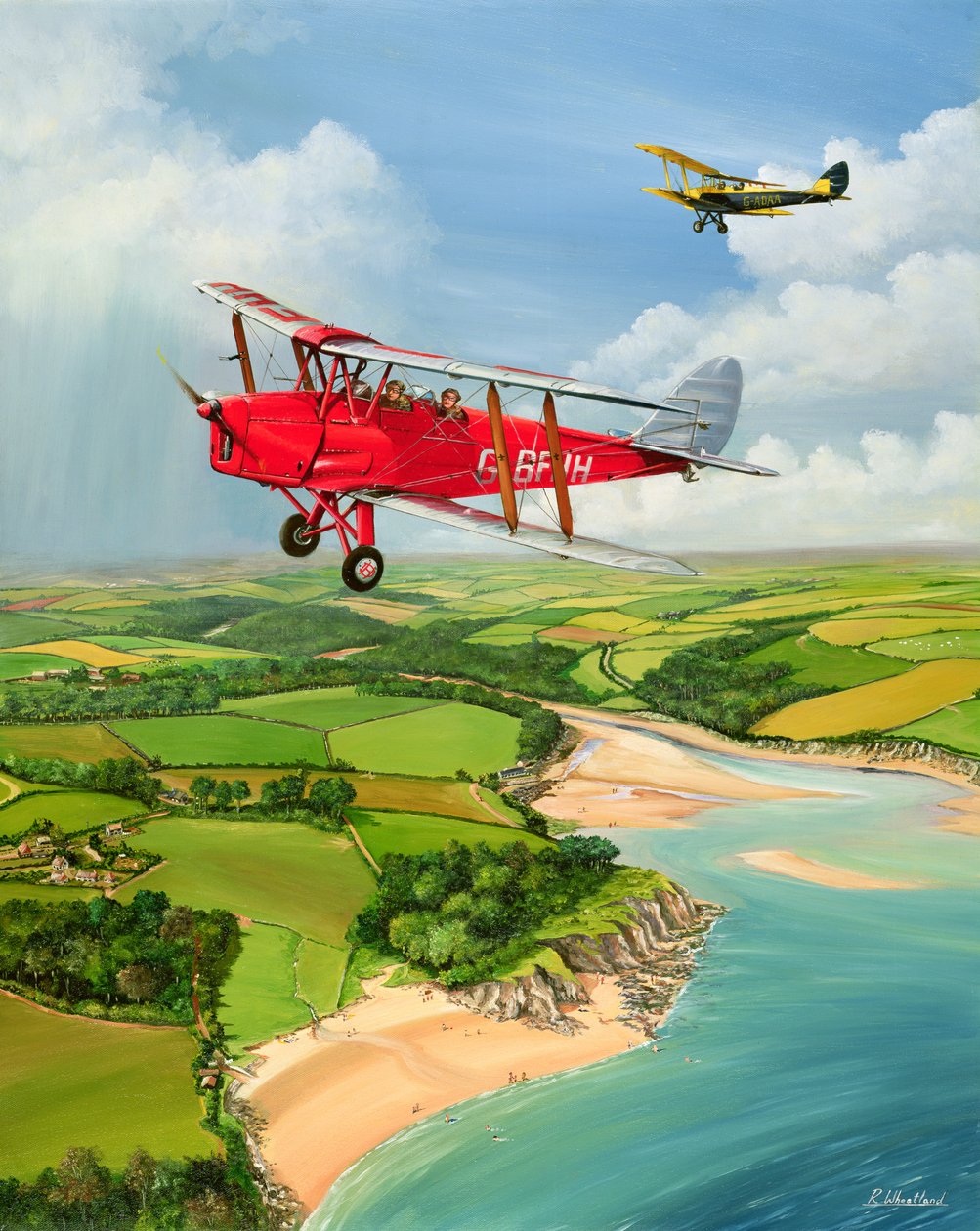 Mothecombe Moths、1999 作： リチャードウィートランド