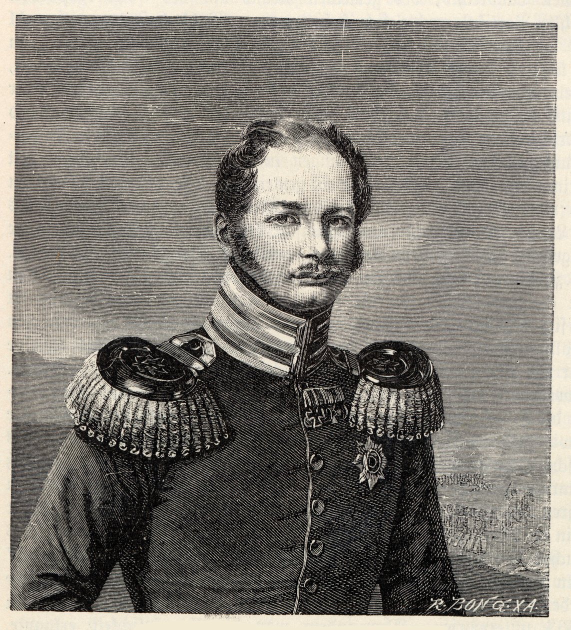 PrussiaのPrince William 1797-1888 , 1835年。 作： リチャード・ボング