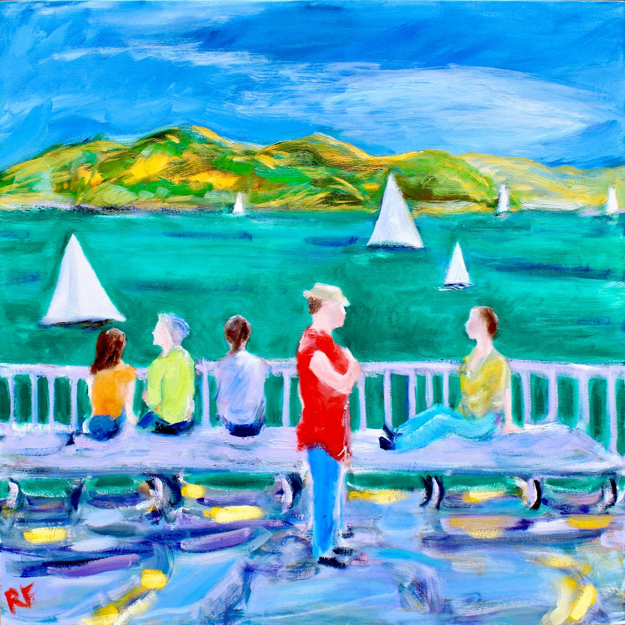 A Bench, Sausalito, 2017年 作： リチャードフォックス