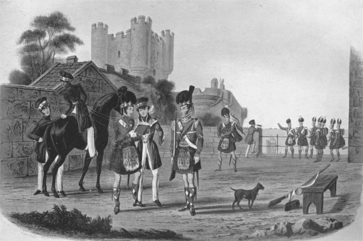 92nd Highlanders An Illustrious Stranger in Sight、1839-1845 1909 作： リチャード・ギブソン・リーブ