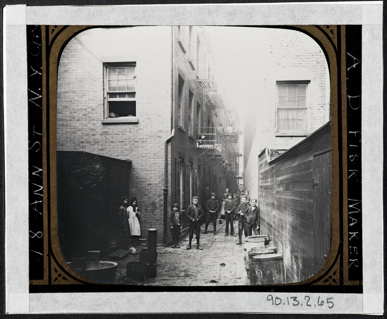 マレンの路地、チェリーヒル、1890年頃（銀ゼラチンプリント） 作： リチャード・ホー・ローレンス