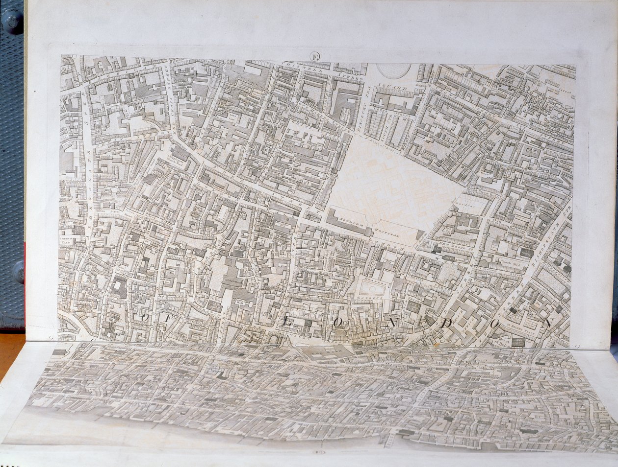 1813年に公開されたロンドン市の計画（247354-247356を参照） 作： リチャード・ホーウッド