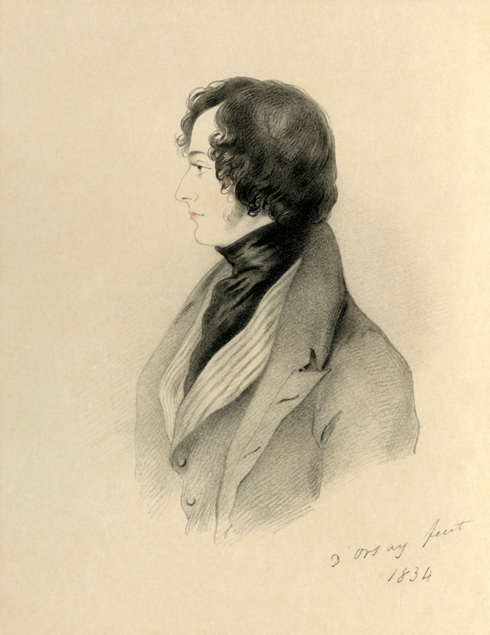 右尊敬ベンジャミンDisraeli MP、1834。 作： リチャード・ジェームス・レーン