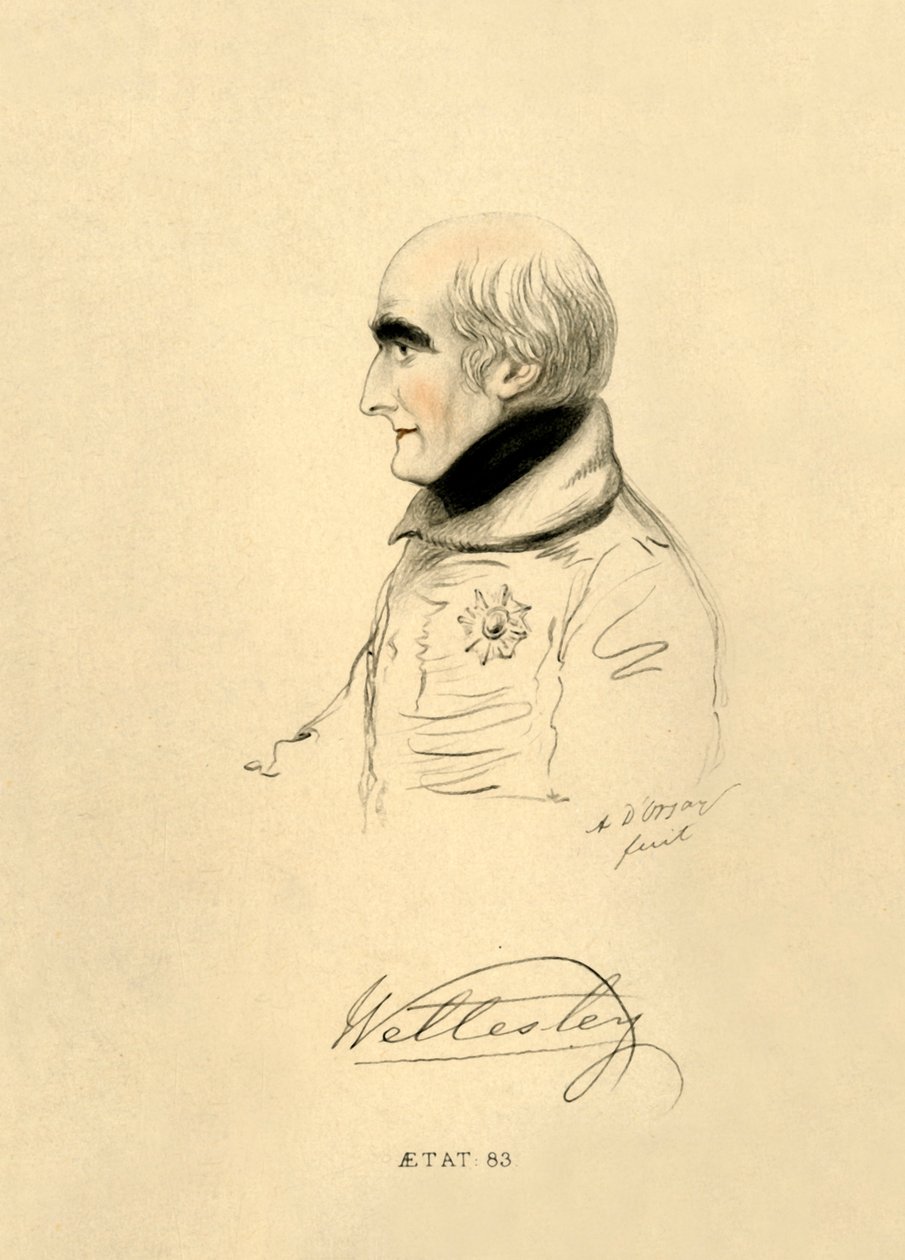ウェルズリー侯爵、1833年。 作： リチャード・ジェームス・レーン