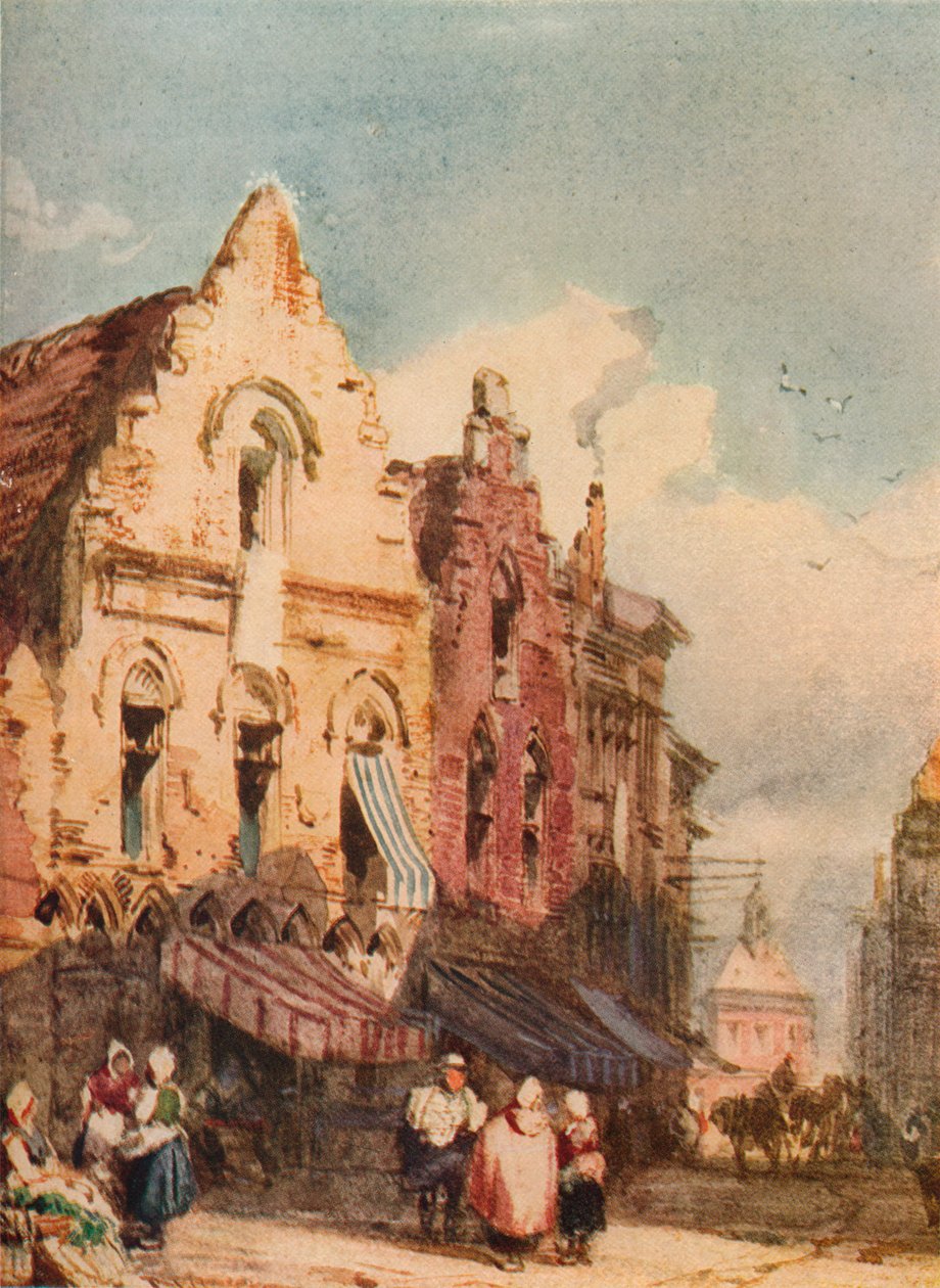 ストリートシーン、c1826、1923 作： リチャード・パークス・ボニントン