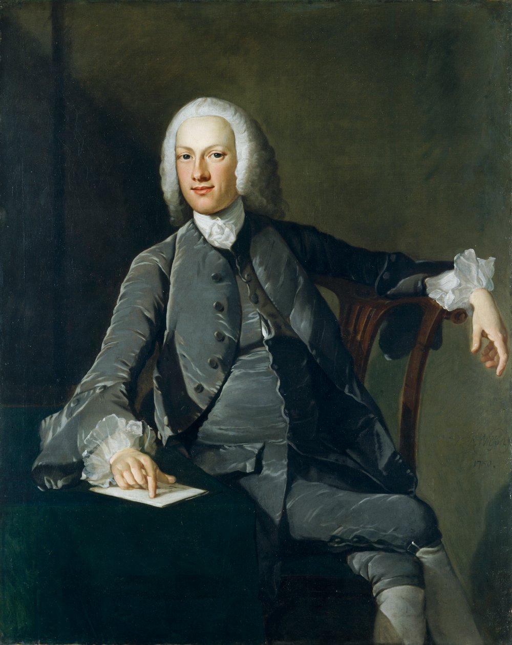 サー・エドワード・ロイド d. 1795年、1750年。 作： リチャード・ウィルソン