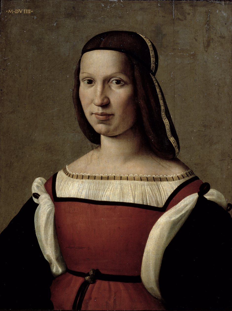 女性の肖像、1509年 作： リドルフォ、イル・ギルランダイオ