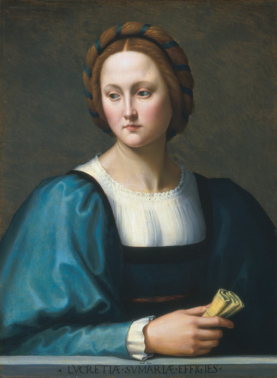 ルクレツィア・ソマリア、c。 1510年。 作： リドルフォ・ギルランダイオ