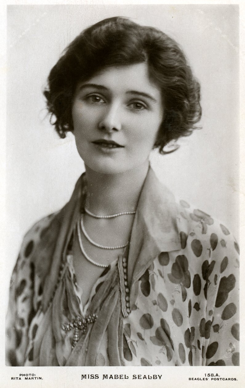 メイベルシールビー、イギリスの女優、c1900s-c1910s。 作： リタ・マーティン