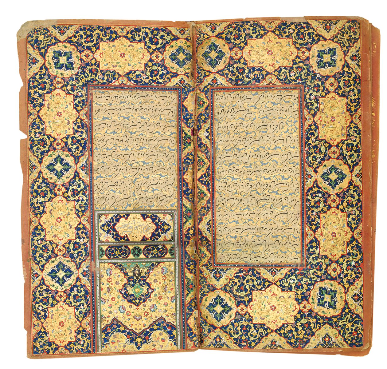 Subhat Al-Abrar、Nur Al-Din "Abd Al-Rahman Jami、1613-14 作： リザ・イ・アッバシ