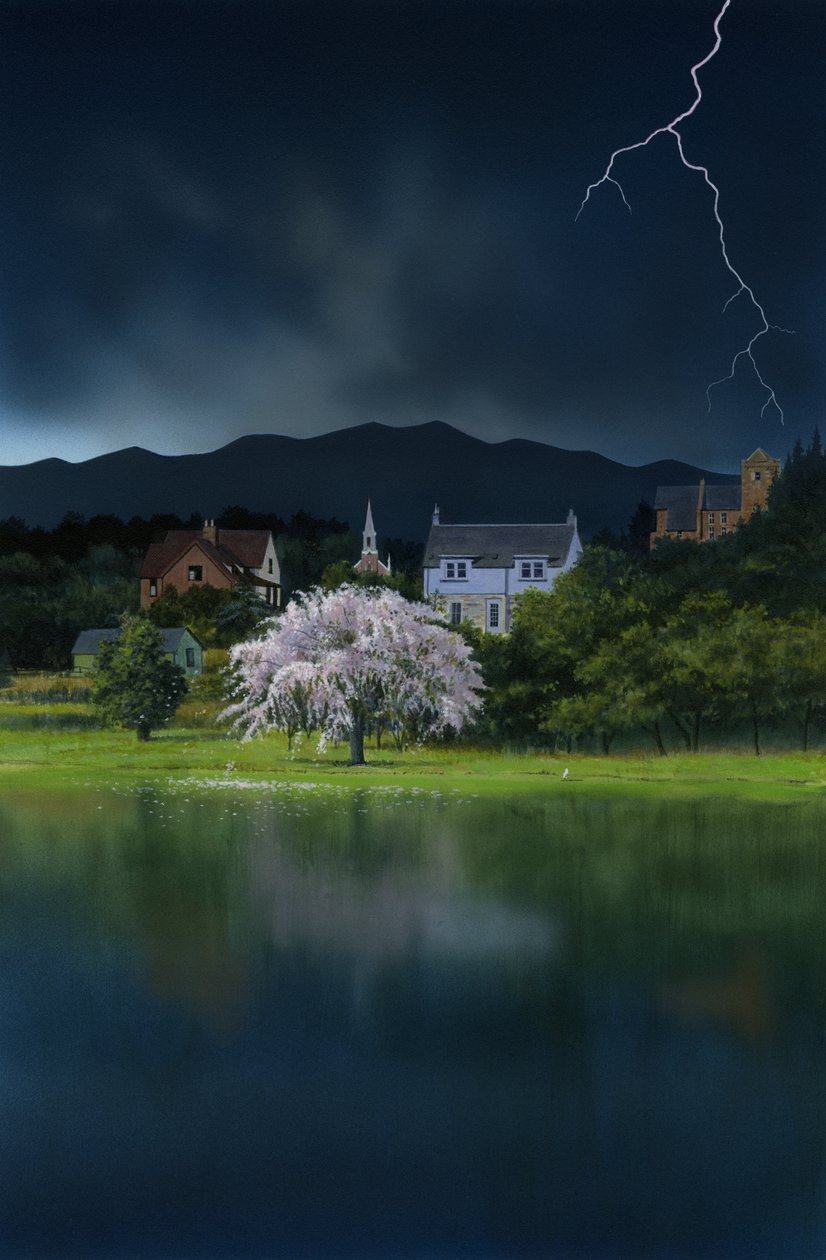 残酷な月, 2008 （アクリル、板） 作： 