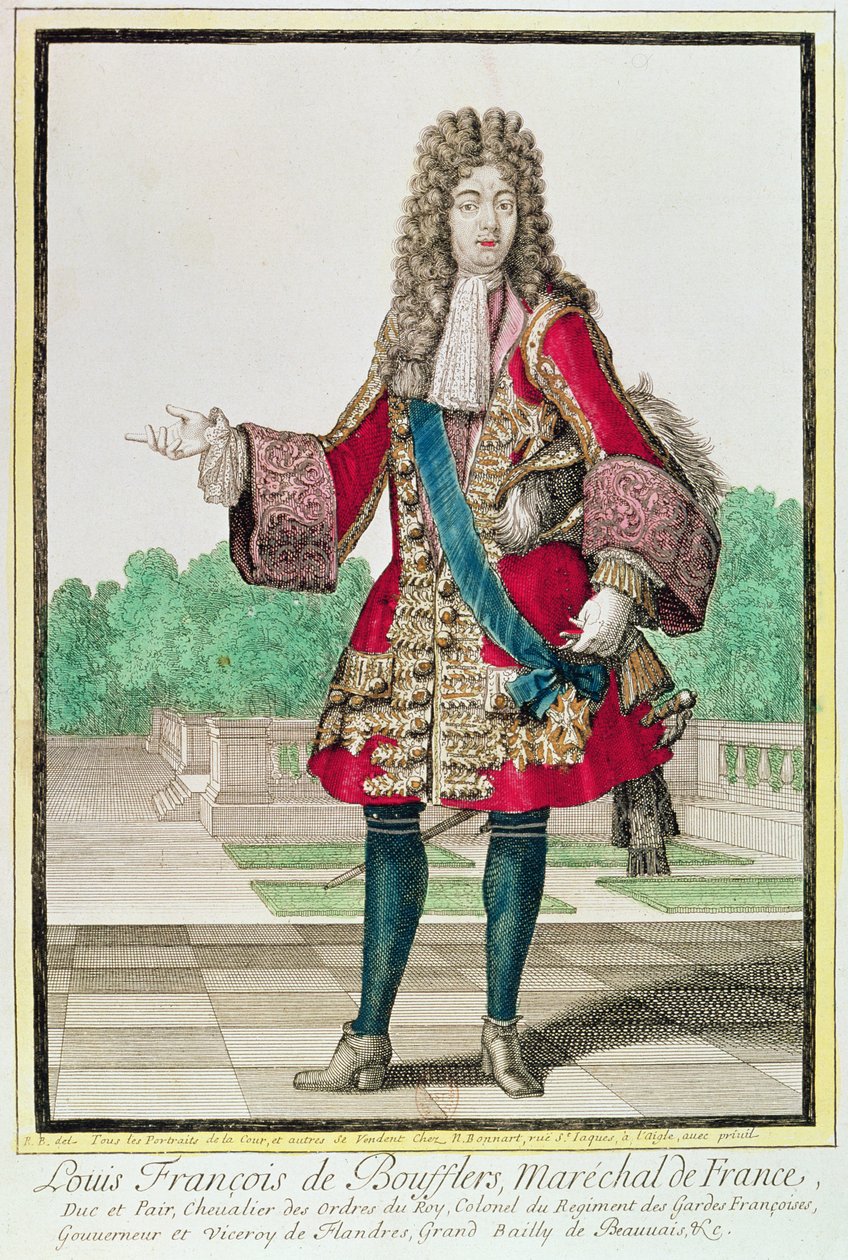 ルイ・フランソワ・ド・ブフラー元帥（1644-1711） 作： ロバート・ボナート