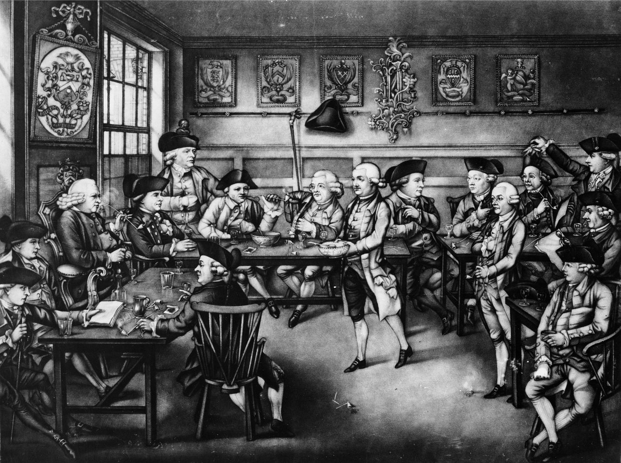 衡平法廷または共生都市会議、1779年（メゾティント） 作： ロバート・ダイトン