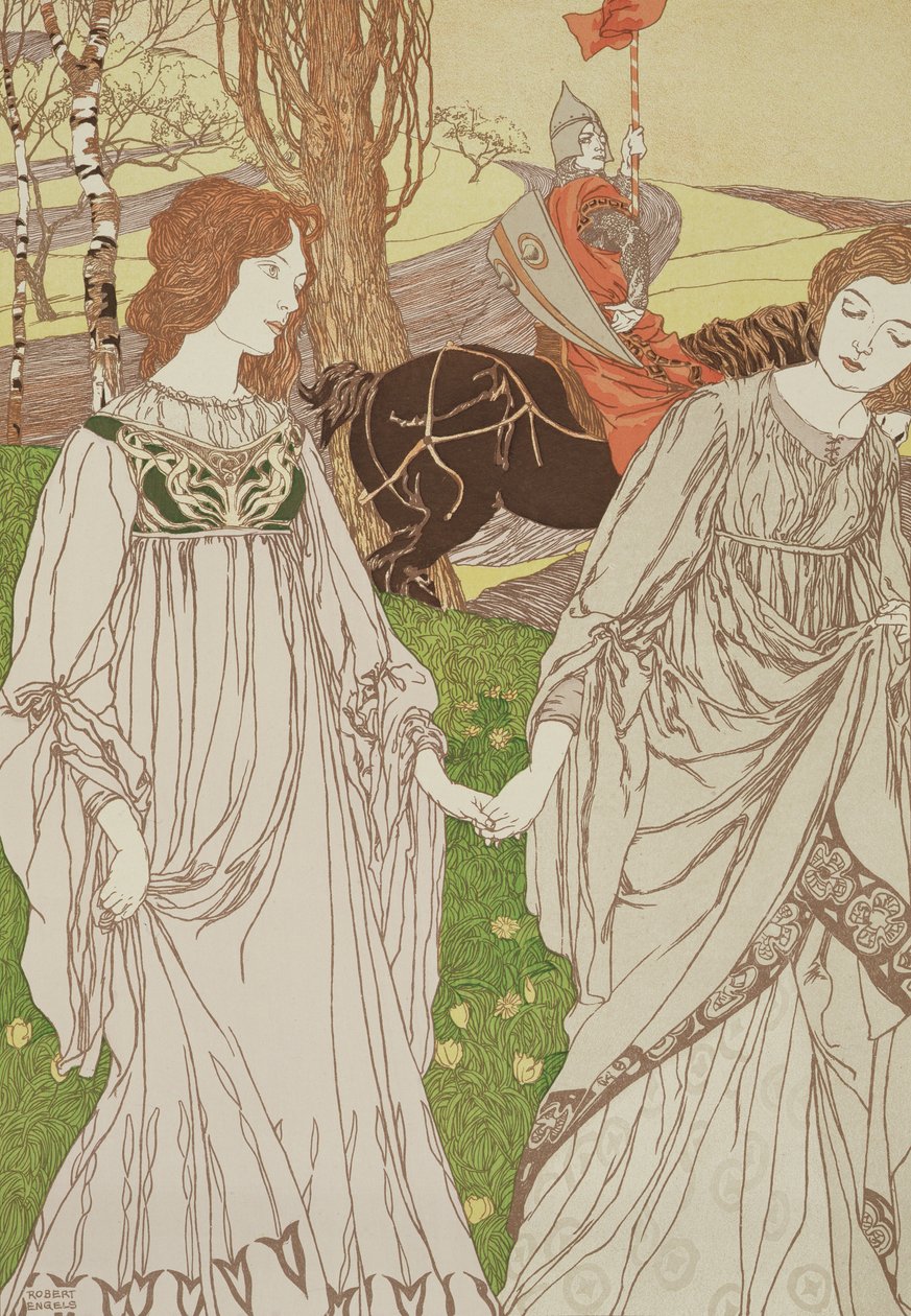 LEstampe Moderneからの通行人、パリ1897-99を公開 作： ロバート・エンゲルス