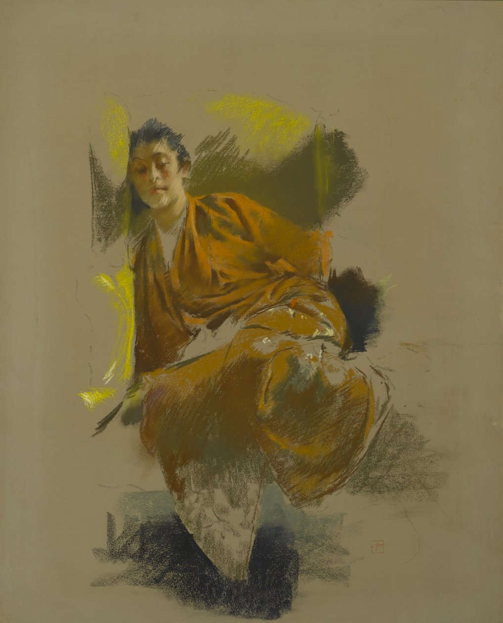 日本の衣装の研究、c.1890-92 作： ロバートフレデリックブルーム