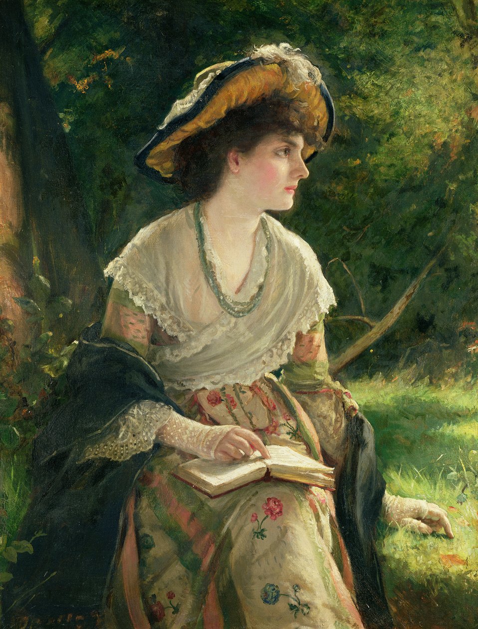 女性の読書 作： ロバート・ジェームズ・ゴードン